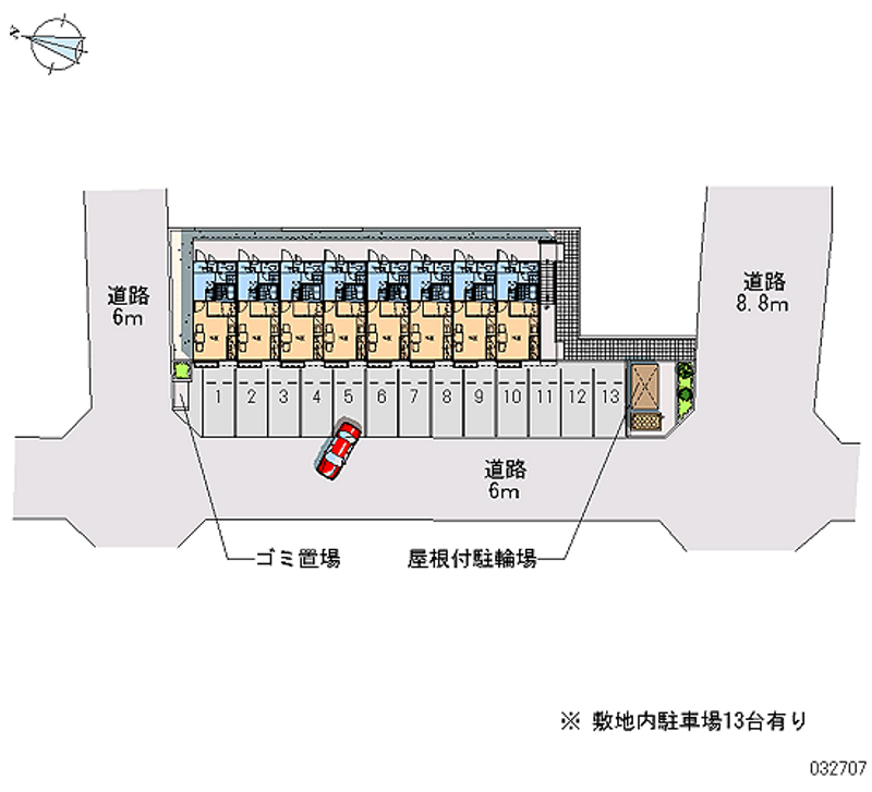 32707 Monthly parking lot