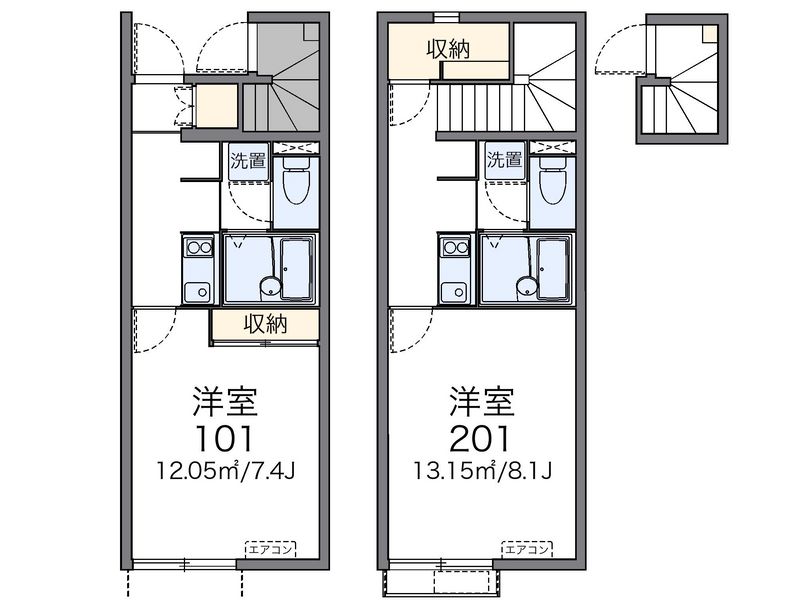 レオネクストリバーポートⅢ 間取図