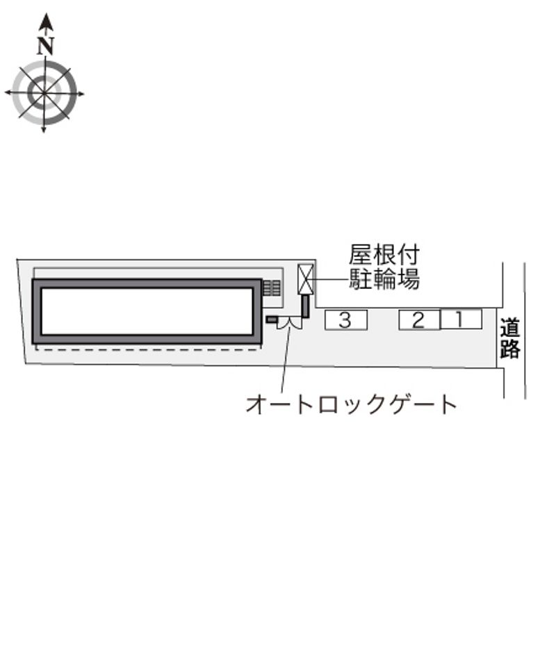 レオパレス壬生ミヤビ 配置図