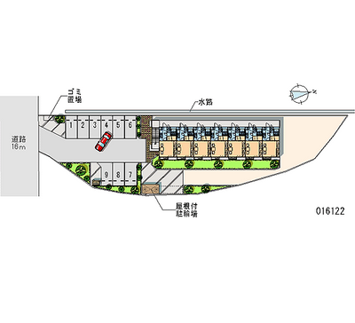 16122 Monthly parking lot