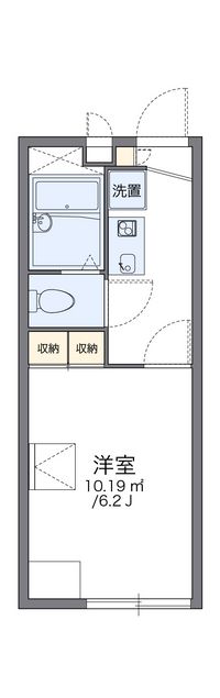 レオパレスベルソー 間取り図