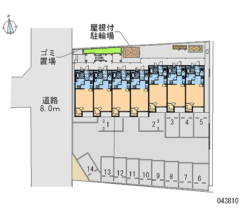 レオネクスト清見台東 月極駐車場