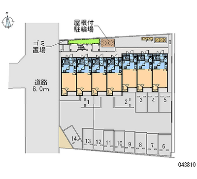 43810 bãi đậu xe hàng tháng