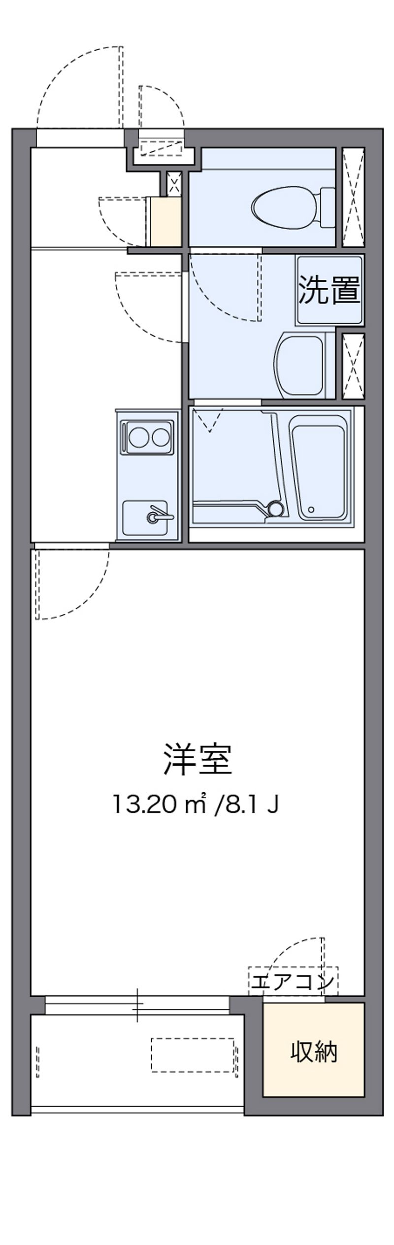 クレイノグレースコーラル寄居 間取図