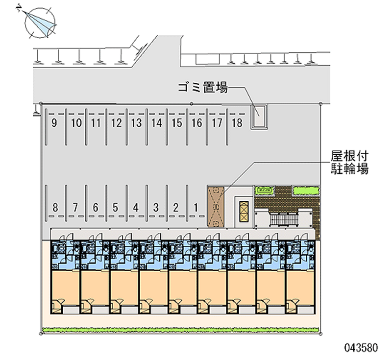 43580 Monthly parking lot