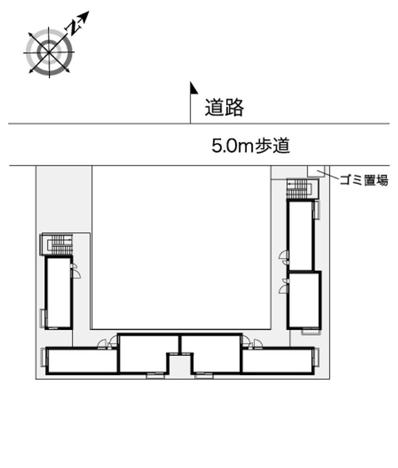 レオパレスウィステリア 配置図