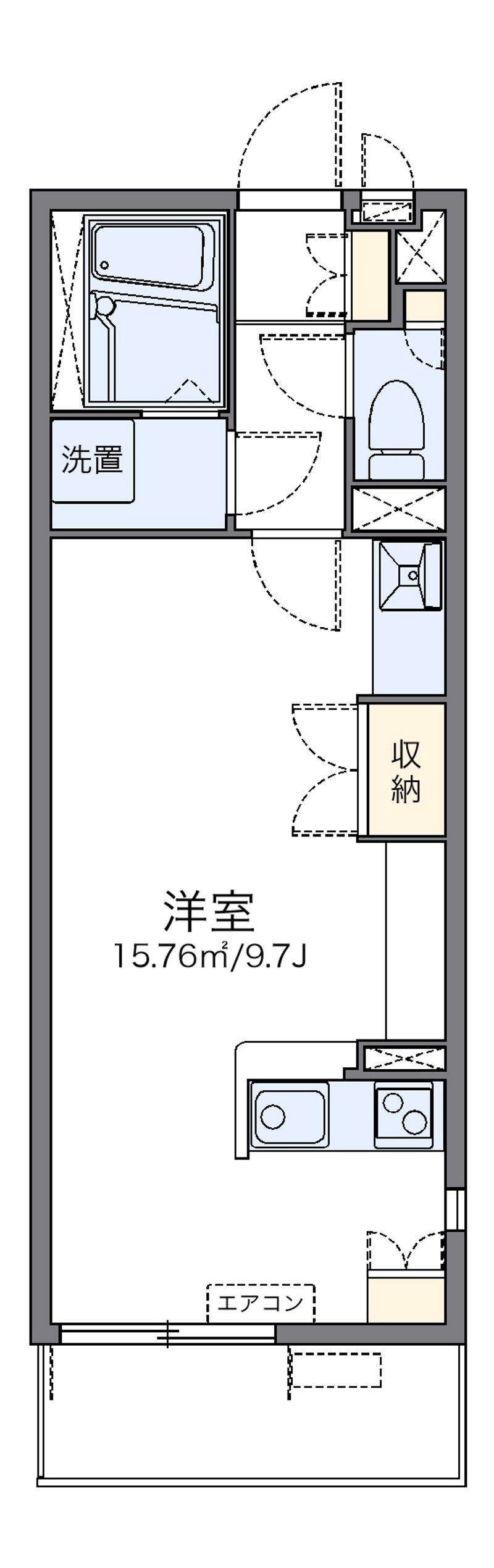 レオネクスト中川Ⅲ 間取り