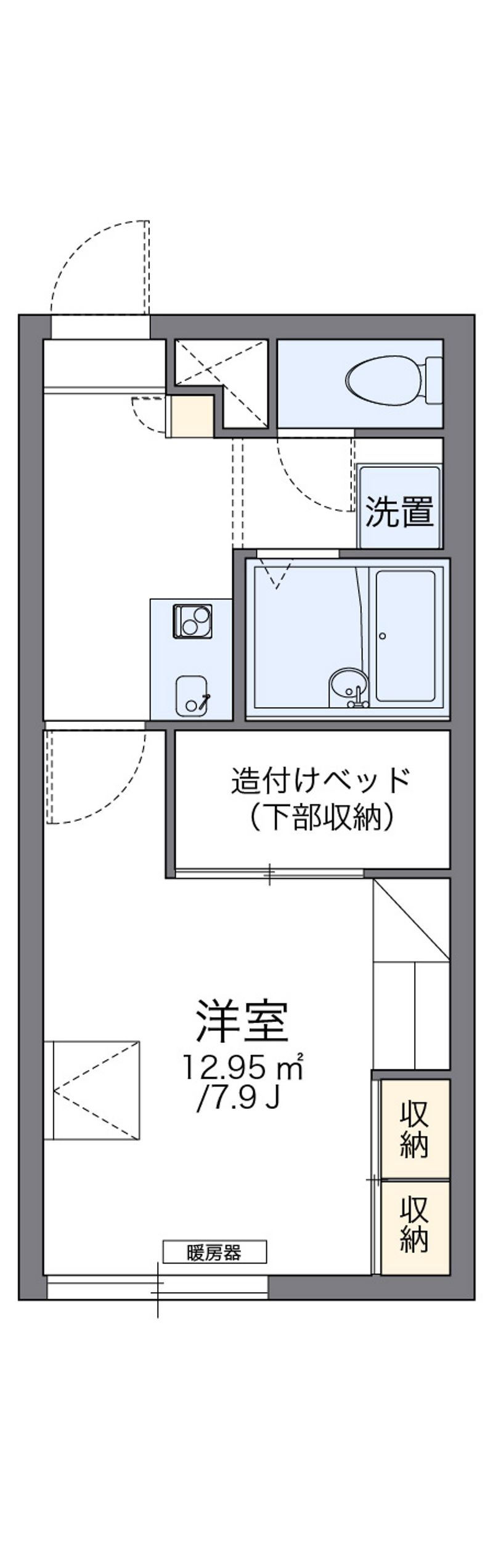 レオパレスＴＡＩＨＥＩ 間取図