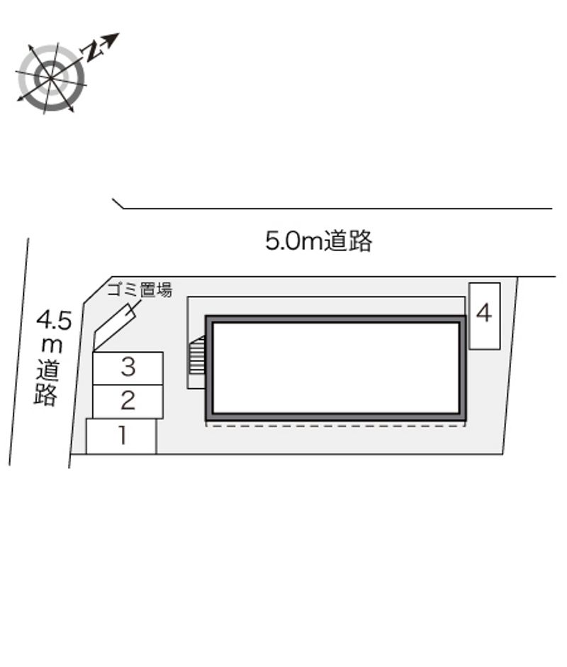 レオパレスＥａｓｔＧａｒｄｅｎ 配置図