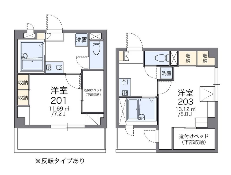 レオパレスピオニィ 間取図