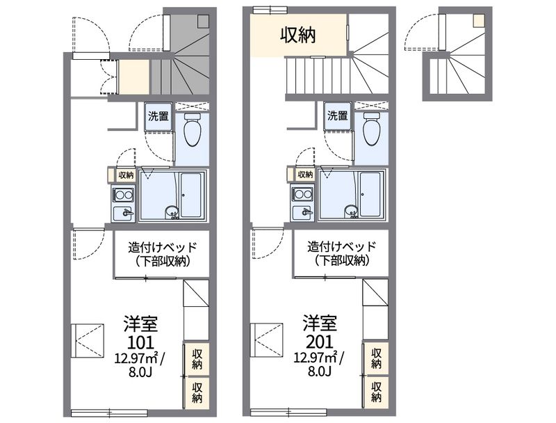 レオパレスアンダンテ 間取図