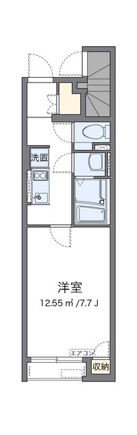 クレイノヴィラ高島 間取り図