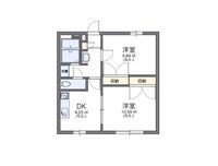レオパレスストーンリバーⅠ 間取り図