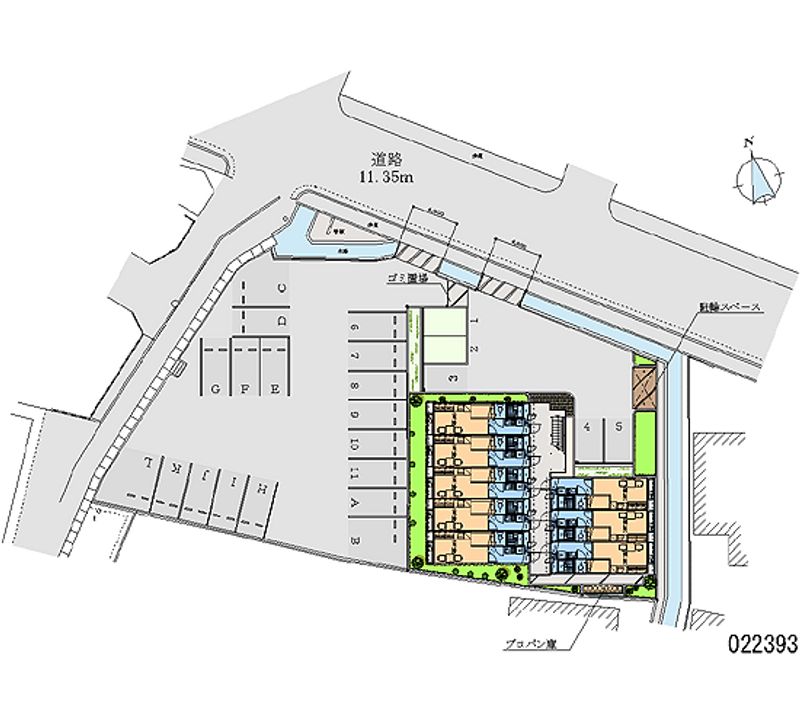 22393 Monthly parking lot