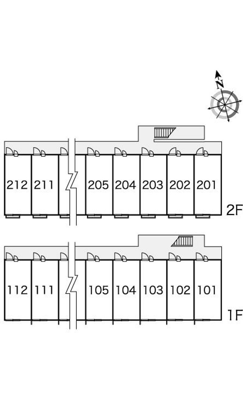 レオパレスアクア 間取り配置図