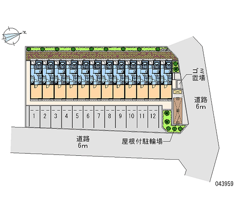 43959 bãi đậu xe hàng tháng