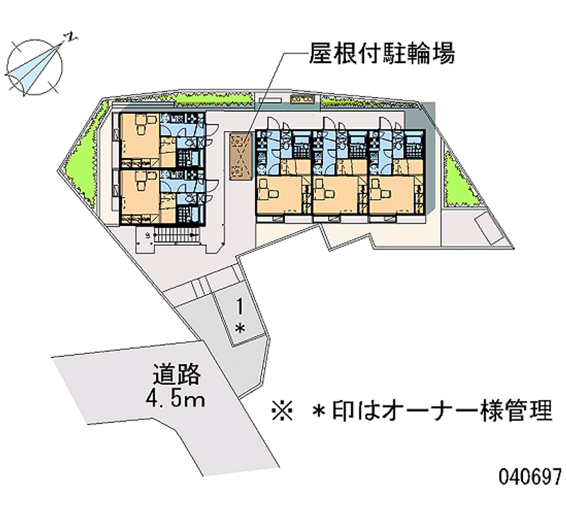レオパレスアトリオ 区画図
