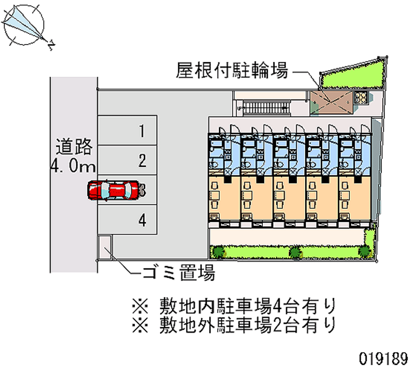 レオパレス藤井 月極駐車場