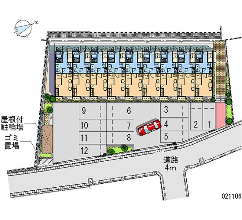 レオパレスＫＡＴＡＨＡＲＡ 月極駐車場