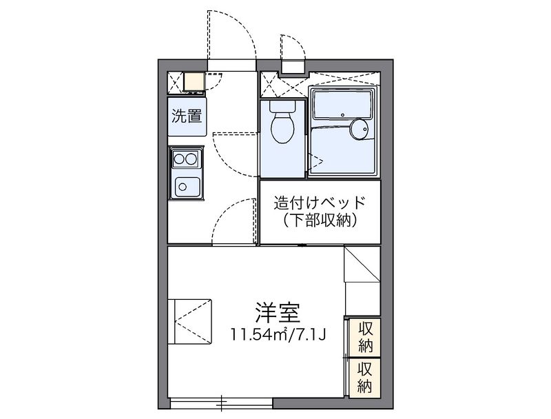レオパレスバロン 間取図