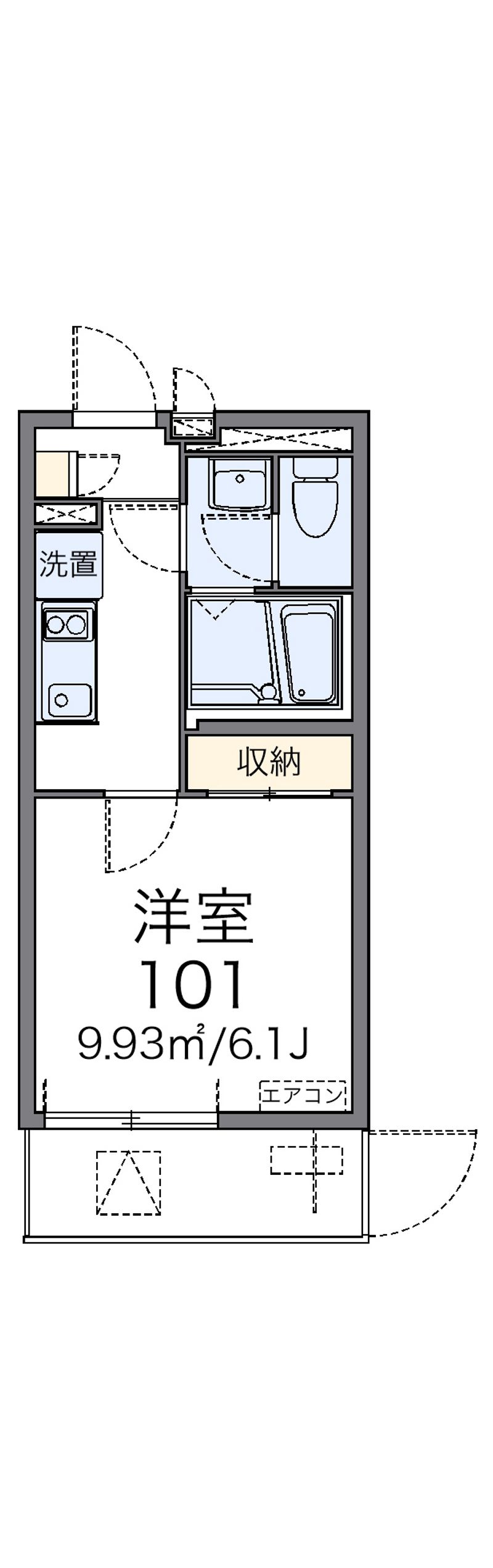 レオネクストエリア２３ 間取図