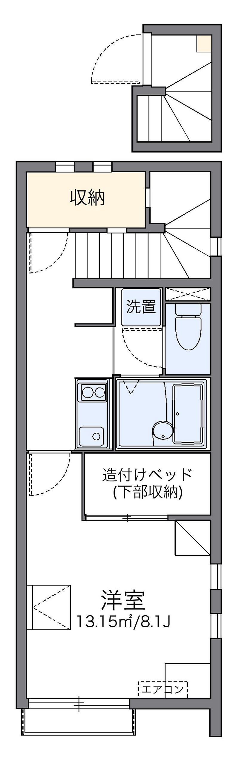 レオネクストデュオ大橋 間取図