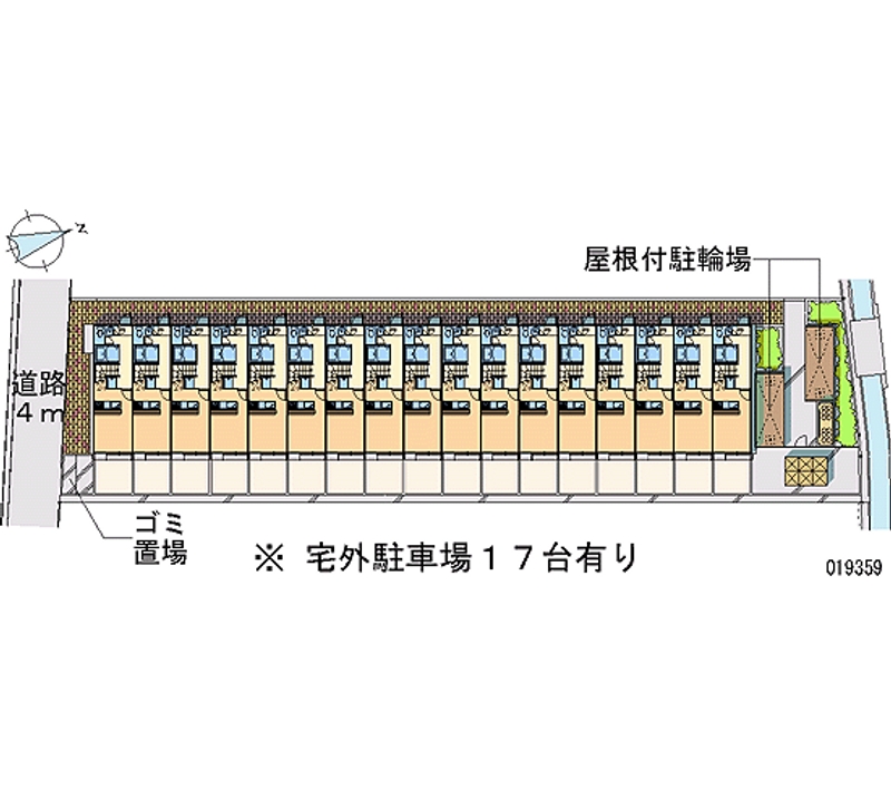 レオパレスはーとぼっくす 月極駐車場