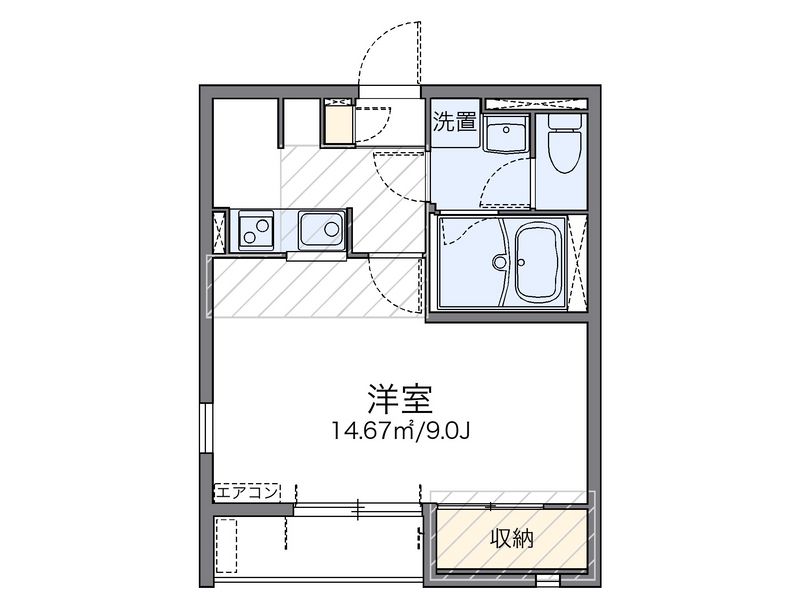 レオネクストカーサ　フローラ 間取図