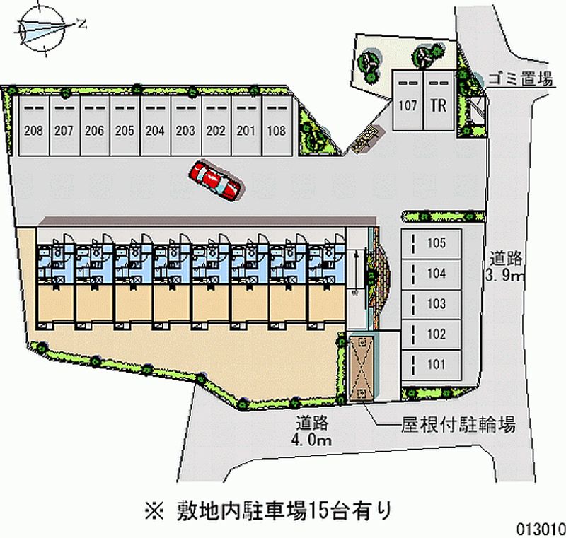 13010 Monthly parking lot