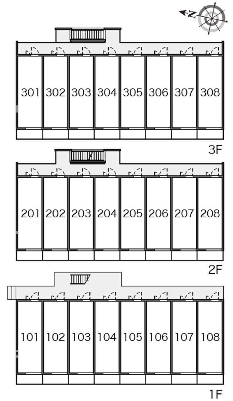 クレイノボナール 間取配置図
