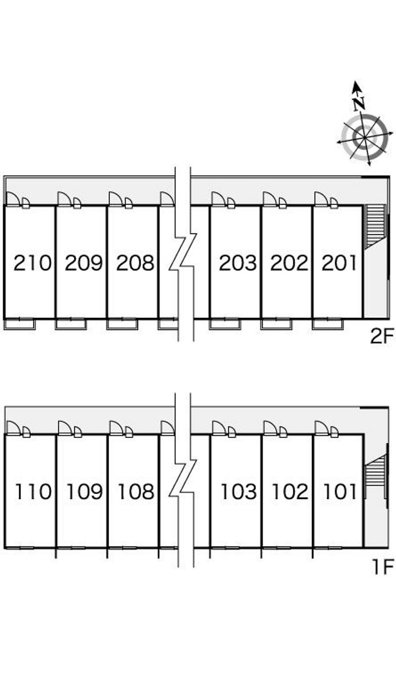 レオパレスＮＯＭＵＲＡ 間取配置図