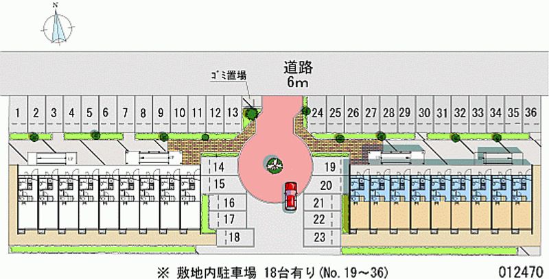 レオパレス１１ 月極駐車場