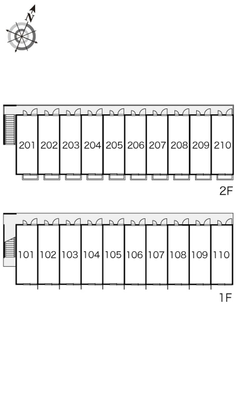 レオパレスサフィール 間取配置図