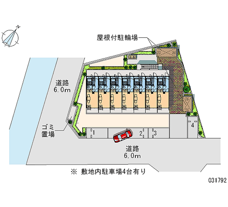 レオパレス諏訪 月極駐車場