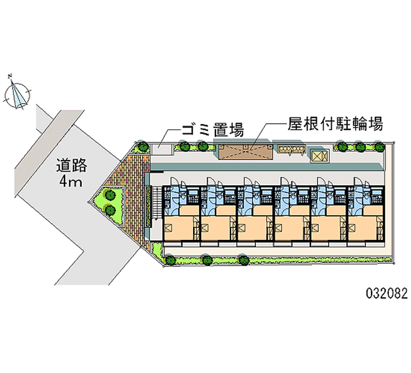 レオパレスグランティス 区画図
