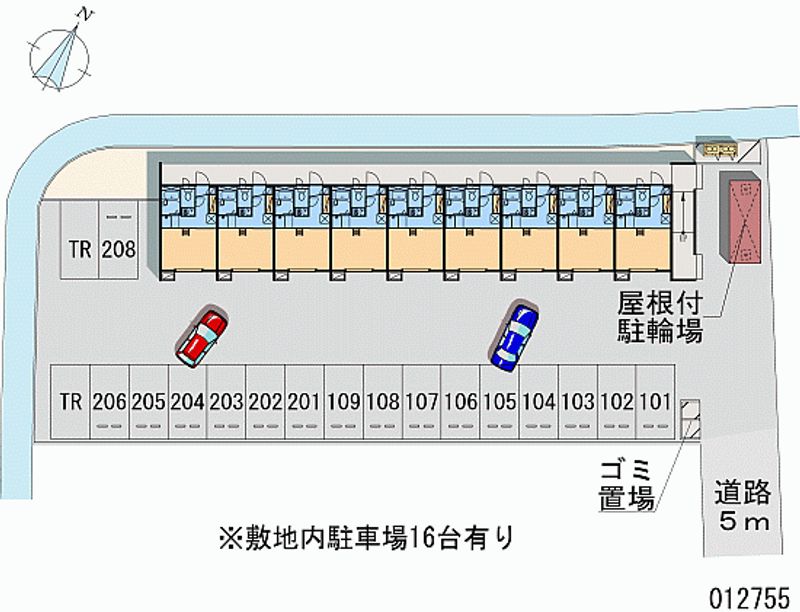 レオパレス戸島Ⅱ 月極駐車場