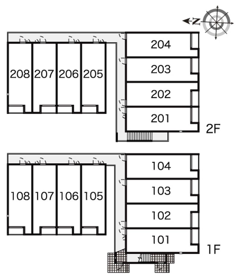 レオネクストブランドール 間取配置図