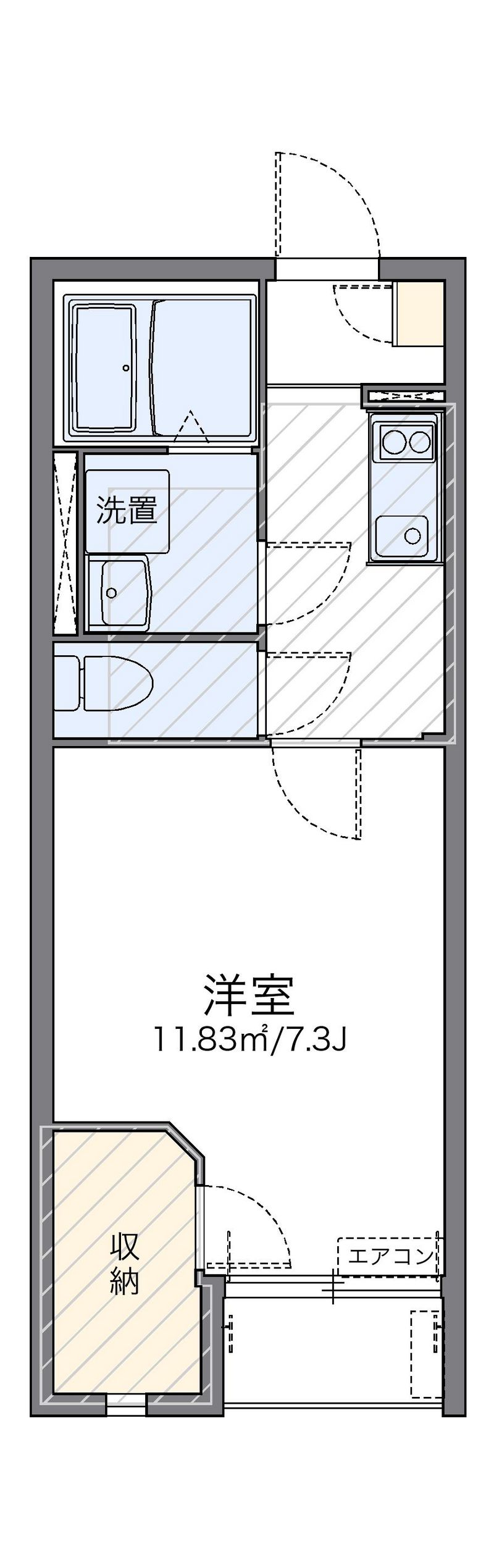 レオネクストやなぎ荘　第三 間取図