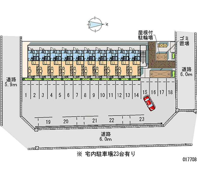 レオパレスアルシオーネ 月極駐車場