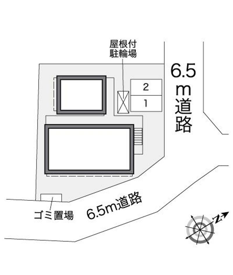 レオパレス久良岐ヶ丘 配置図