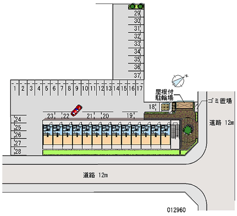 レオパレス宇多津 月極駐車場