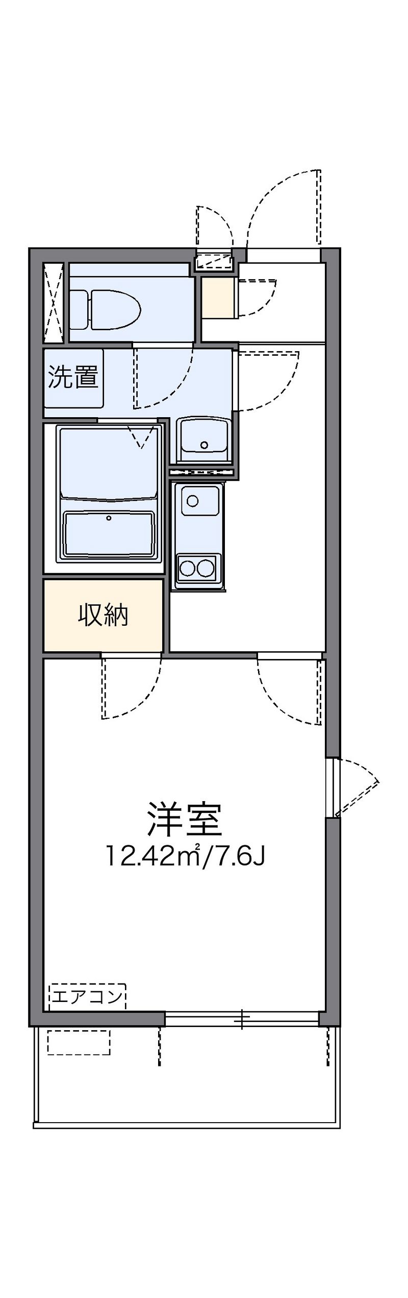 LEONEXT Misato Floor plan