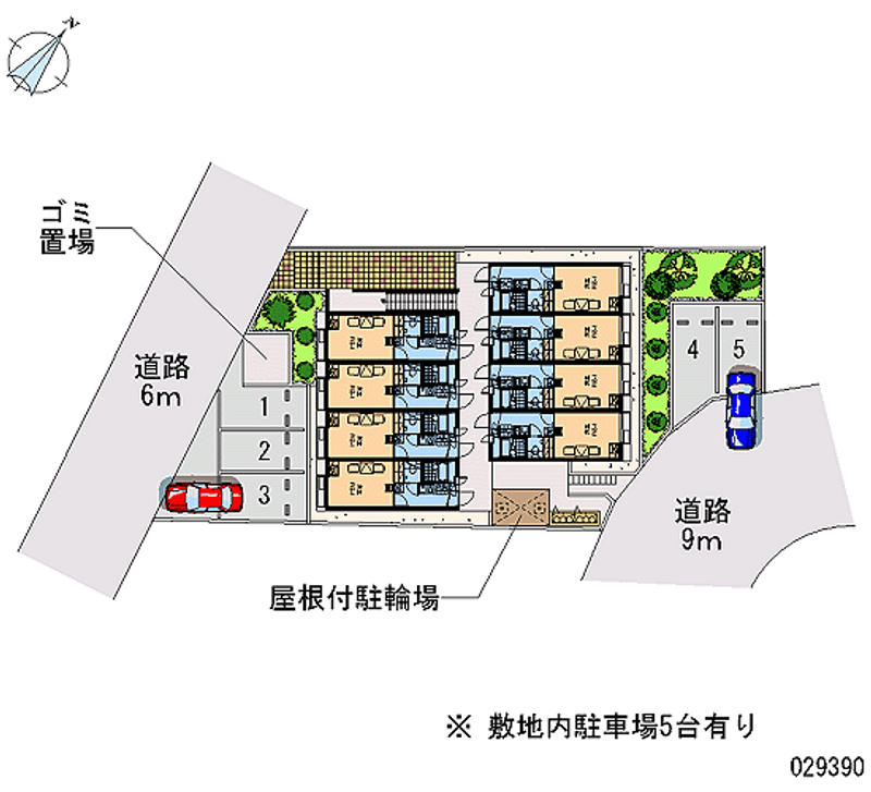 レオパレスルート１２２ 月極駐車場