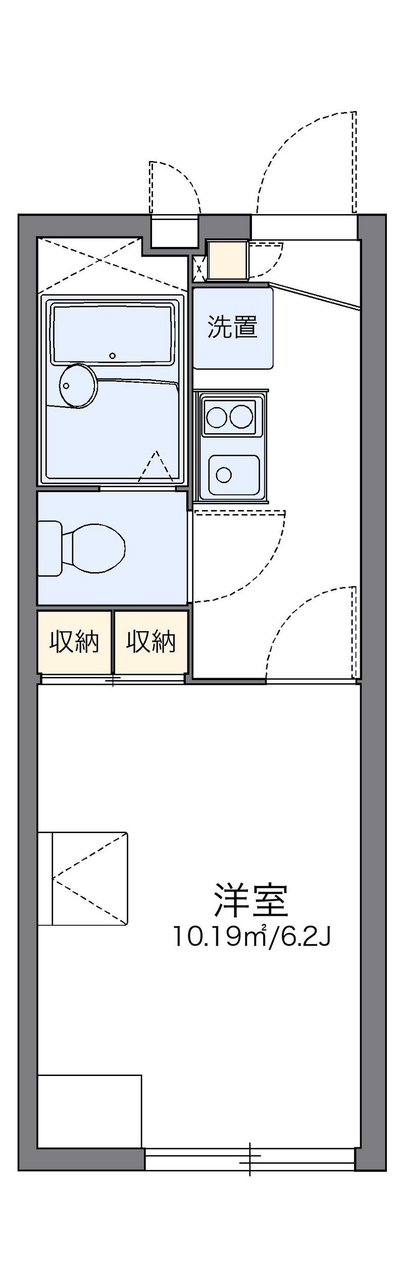レオパレスガーデンコートＪ 間取図