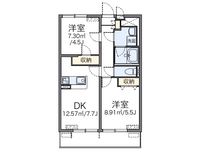 レオネクストカーサ　ドマーニⅡ 間取り図