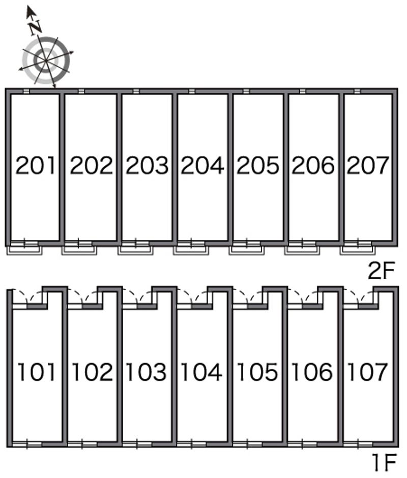 レオネクストひだまり 間取配置図