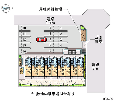 38499 Monthly parking lot