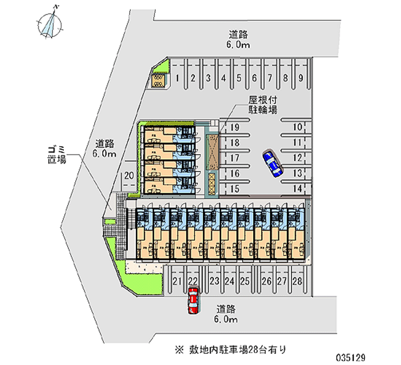 35129 Monthly parking lot