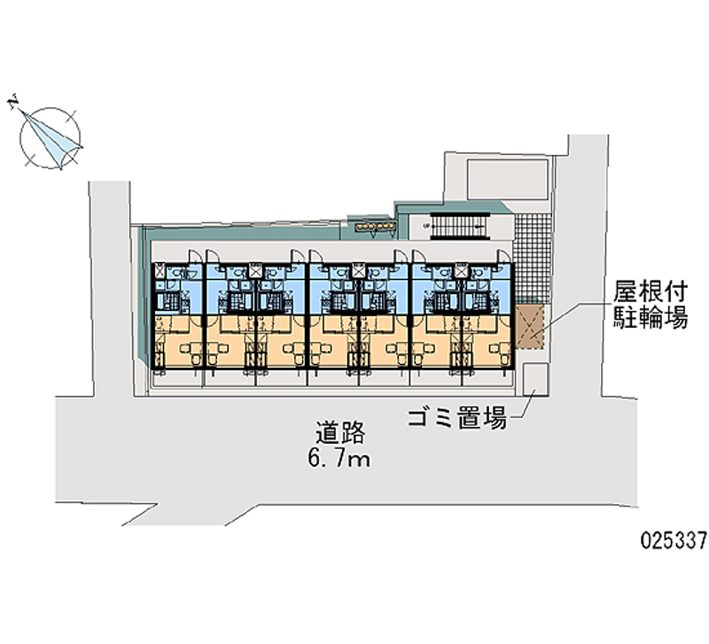 レオパレス大倉山エクレール 区画図