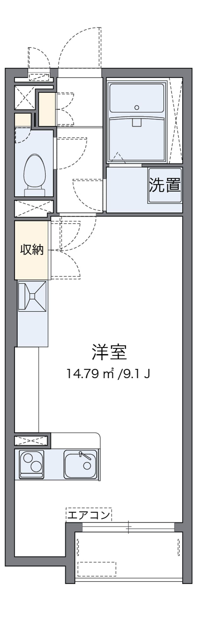 ミランダ靜Ⅲ 間取図
